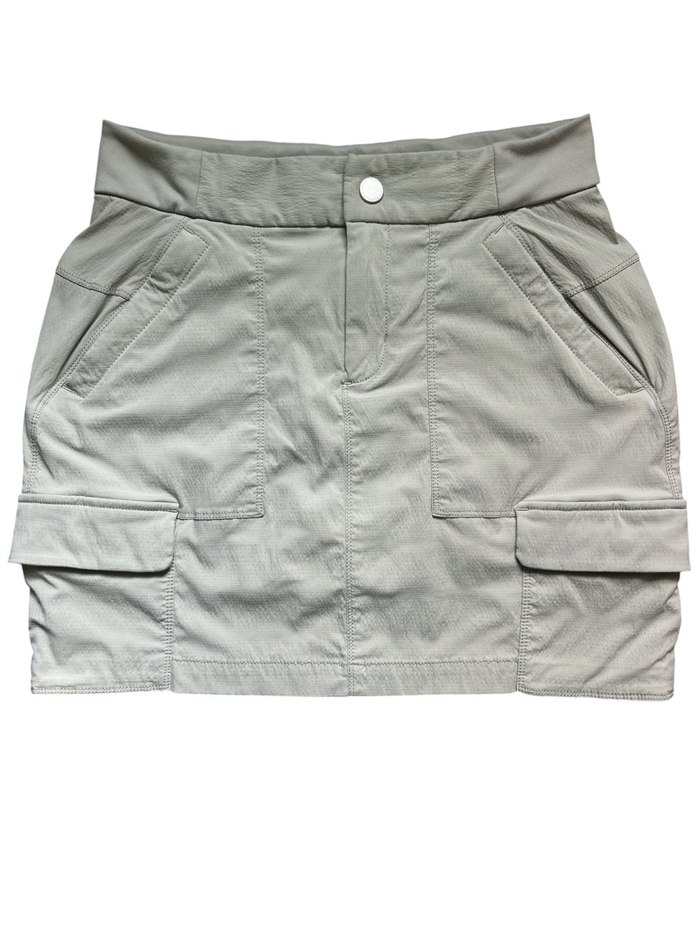 Athleta Trekkie Skort Cargo Athleisure Luxe Women’s Size 4 Clay Gray